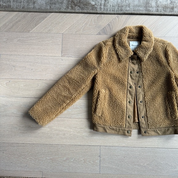 Madewell Brown Sherpa-Lined Jacket - Picture 2 of 8